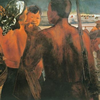 Giữ lấy hòa bình (1960), Sơn mài, 70 x 120 cm, Lê Quốc Lộc