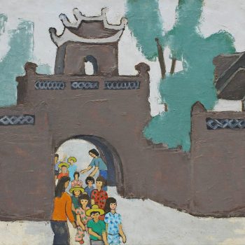 Ô Quan Chưởng (1983), Sơn dầu, 48.5 x 63.5 cm, Bùi Xuân Phái